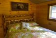 Riverside Log Cabin - Bedroom