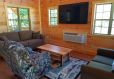 Frontier Log Cabin - Living Room